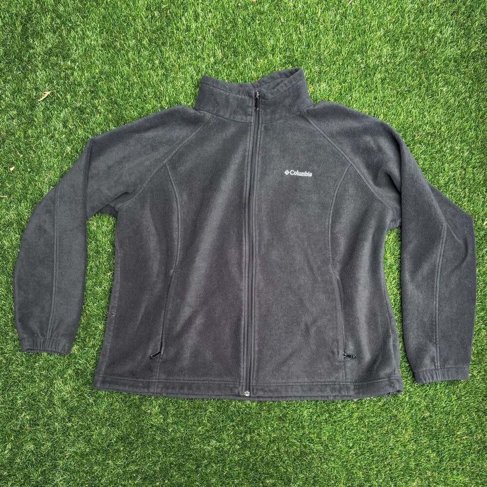 Columbia Women's Benton Springs 3X Full Zip Fleece Jacket in Black